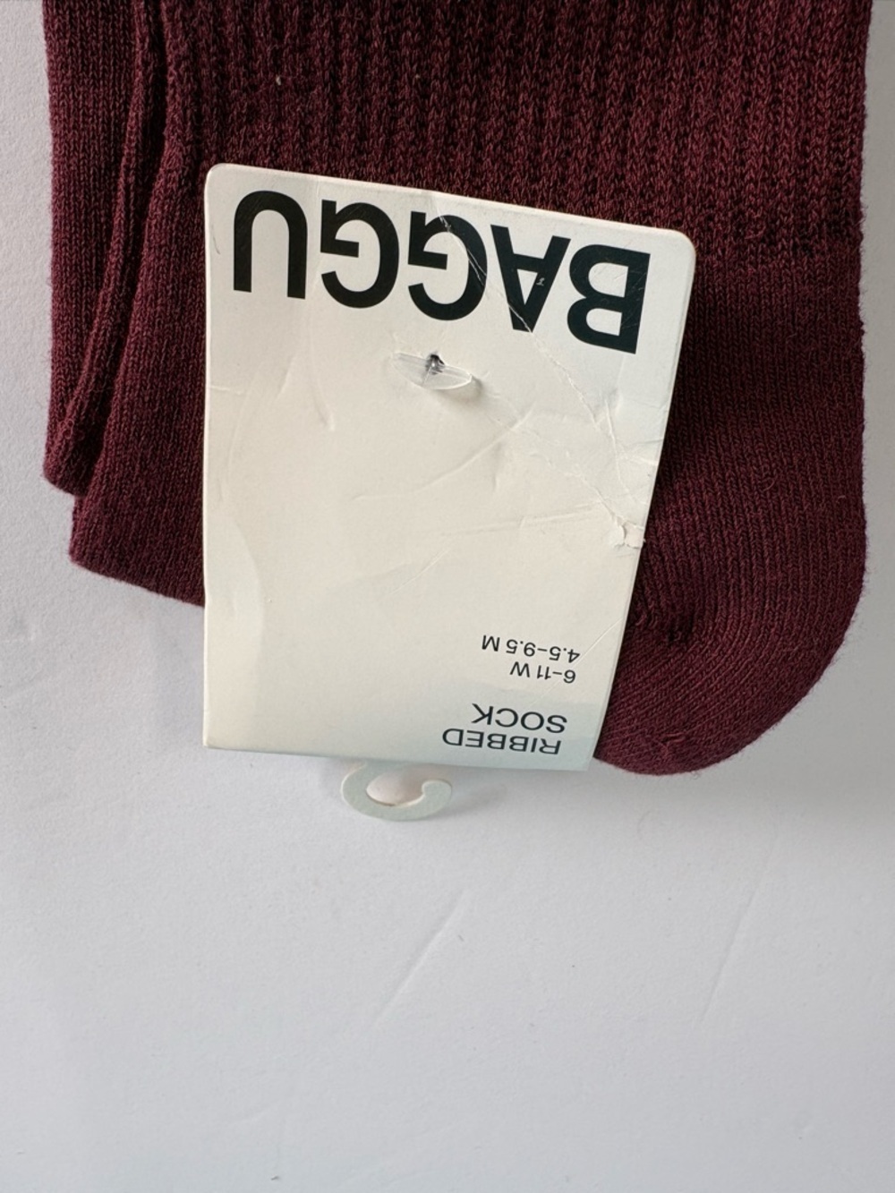 NWT BAGGU Ribbed Socks - Picture 7 of 10